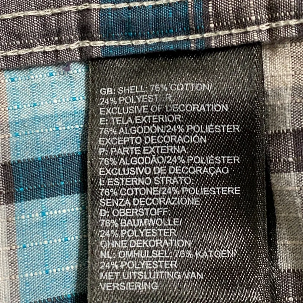 The North Face Men's Shirt Size L Multicolor‎ Plaid Outdoor Hiking Long Sleeve